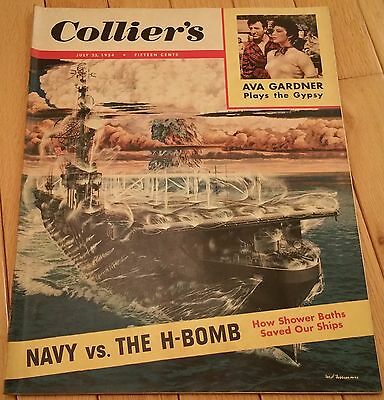 COLLIERS MAGAZINE JULY 23 1954 - AVA GARDNER THE GYPSY - NAVY VS