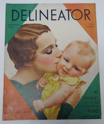 Delineator - Janury 1934 -  Dynevor Rhys Cover