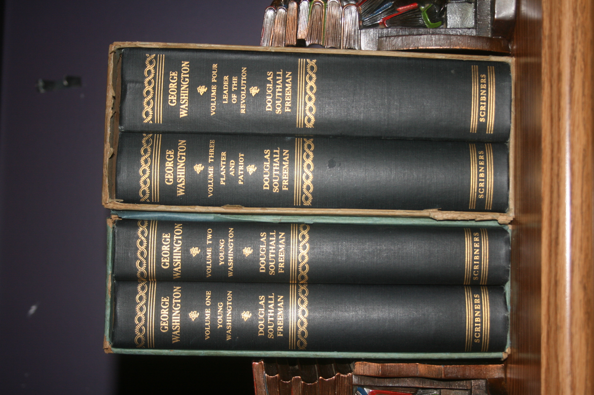 George Washington - A Biography - Volumes 1,2,3,4