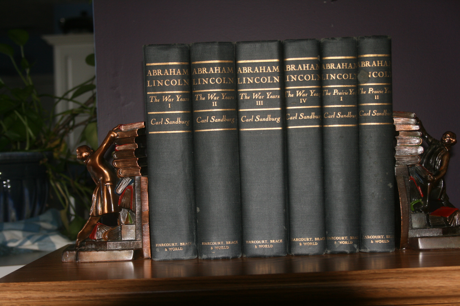 Abraham Lincoln - Carl Sandburg- All Six Volumes (Harcourt)