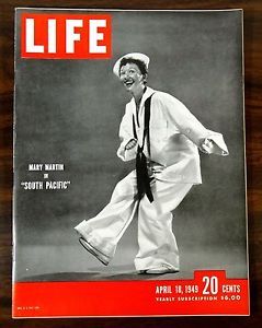 LIFE Magazine - April 18, 1949 (Cover: Mary Martin)