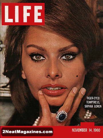 LIFE Magazine - November 14, 1960 (Cover: Sophia Loren)