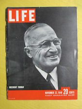 LIFE Magazine - November 22, 1948 (Cover: President Truman)
