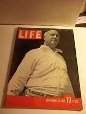 LIFE Magazine - September 19, 1938