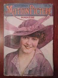 Antique Motion Picture Magazine Edna Mayo On Cover November 1915