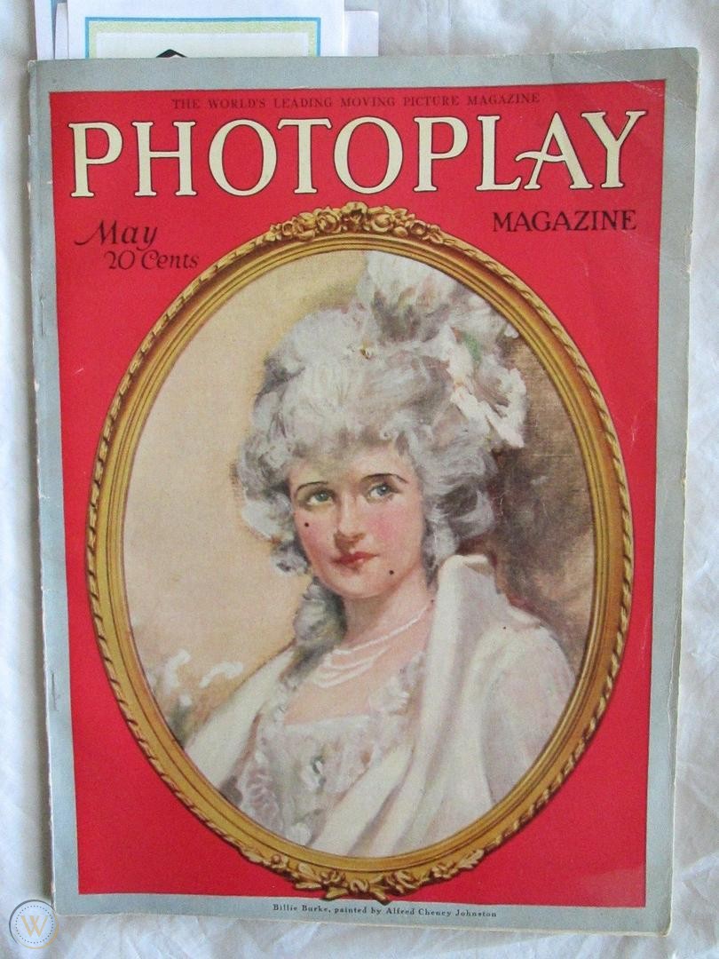 PHOTOPLAY MAGAZINE MAY 1919 BILLIE BURKE COVER~SILENT STARS~MARY