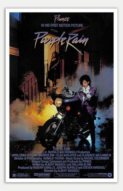 PRINCE - Purple Rain Movie Poster